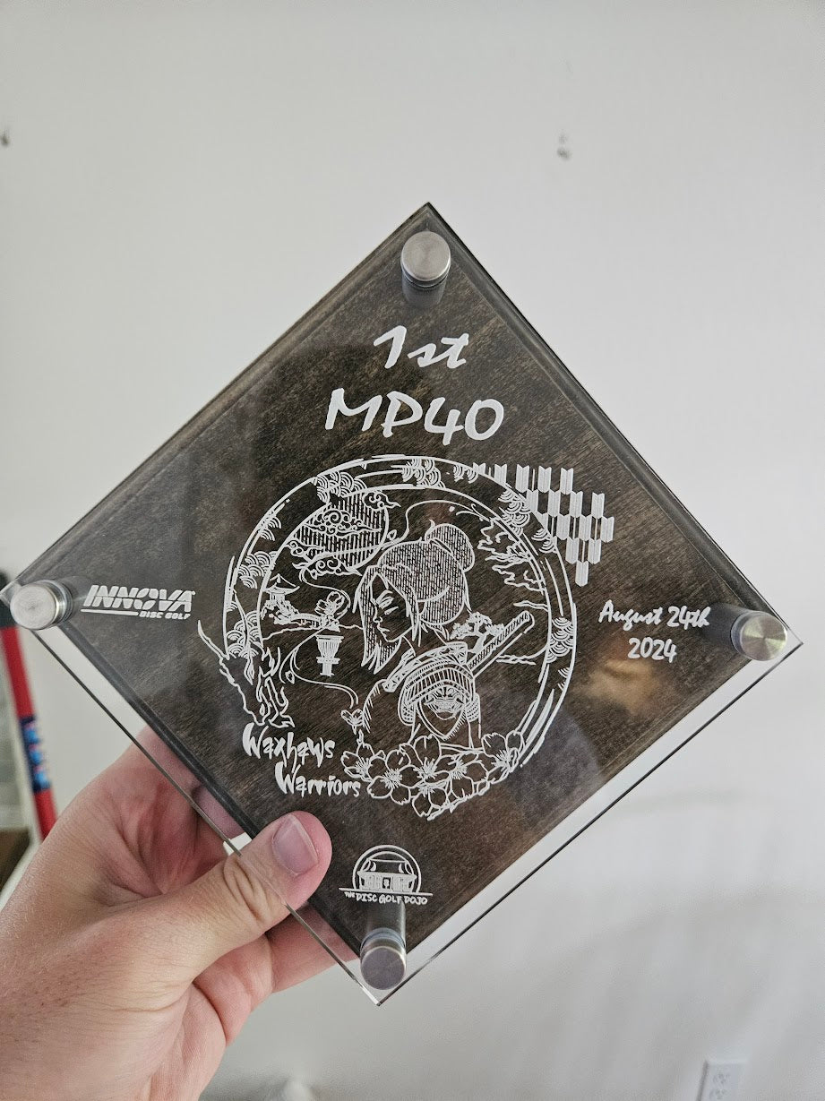 Wooden Offset Acrlyic Trophies
