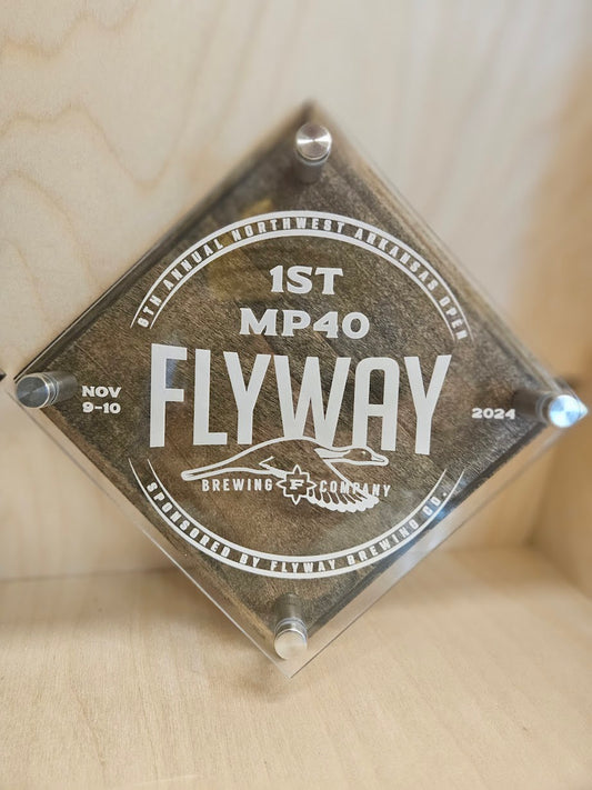 Wooden Offset Acrlyic Trophies