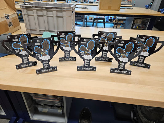 3 Stage Acrylic Trophy