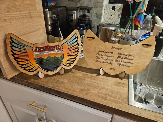 Wooden Full Color Trophies